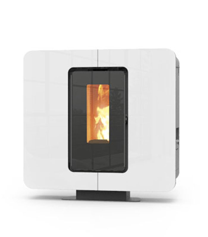 Stufa pellet Thermorossi SLMQUADRO 9 EVO cristallo - immagine 1